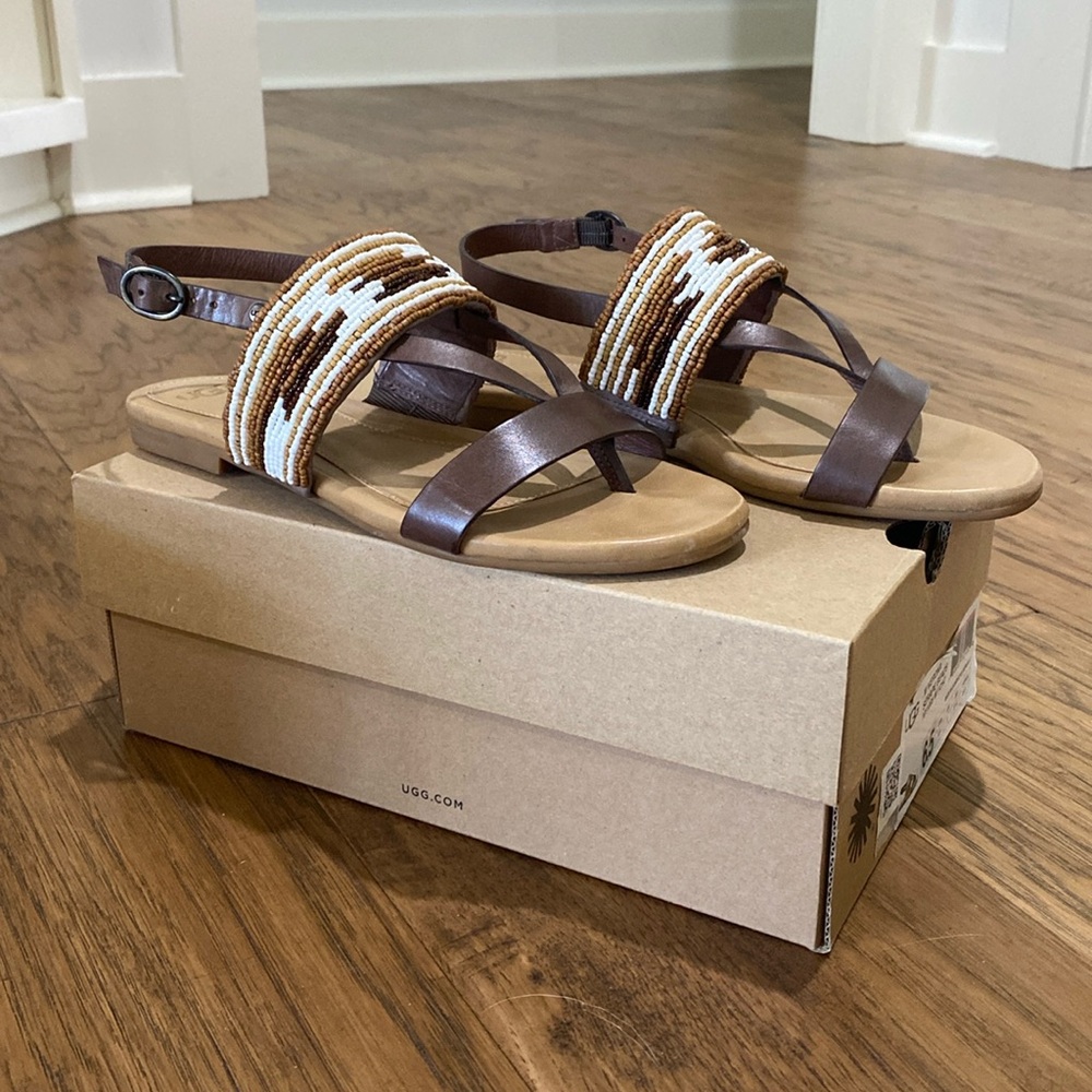 UGG Verona Serape Beads Sandals size 6.5